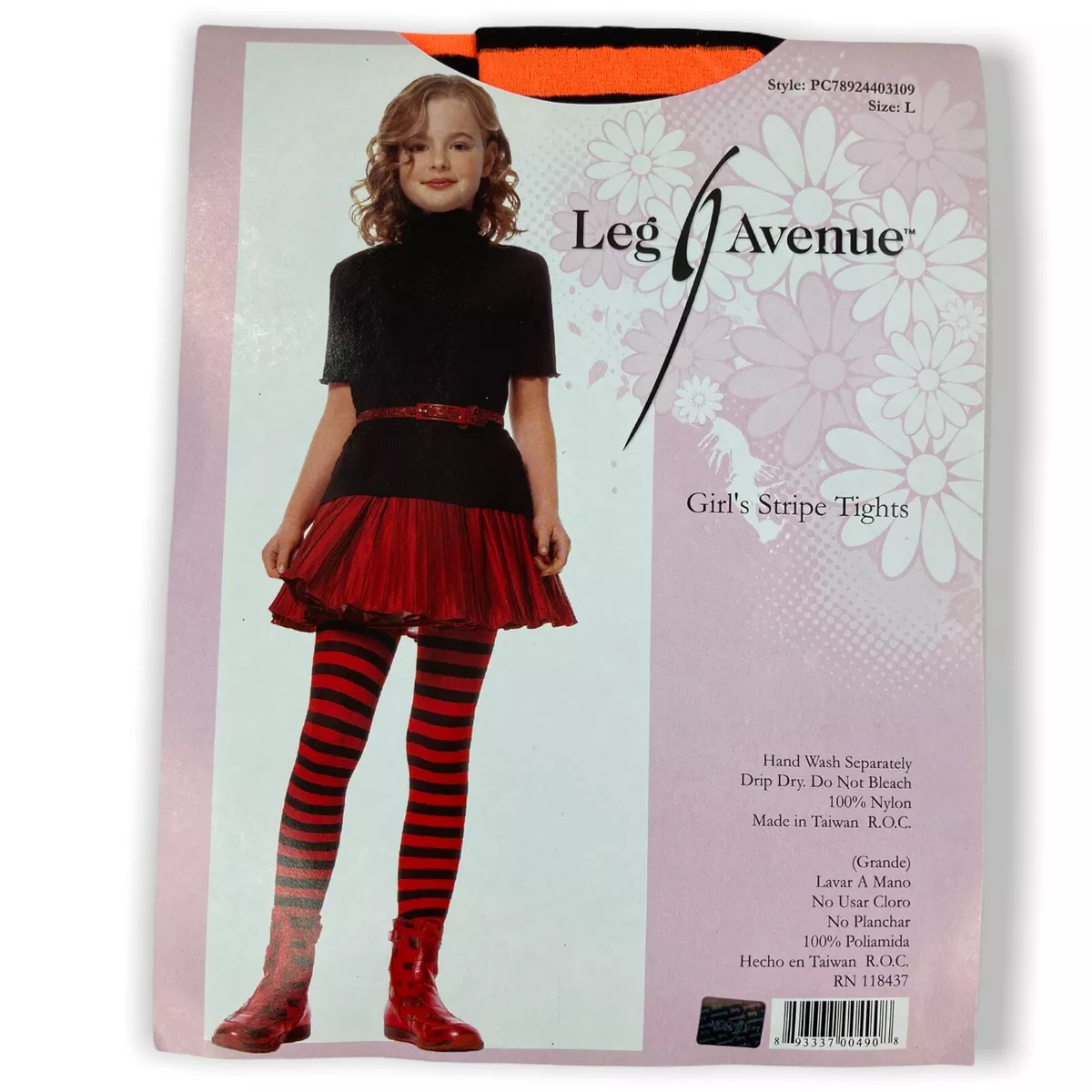 Leg Avenue Women's Nylon Striped Stockings