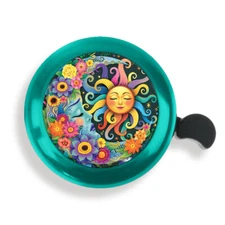 Green Aluminum Bike Bell Bicycle Bell Alarm Ring Cycling Handlebar Alarm