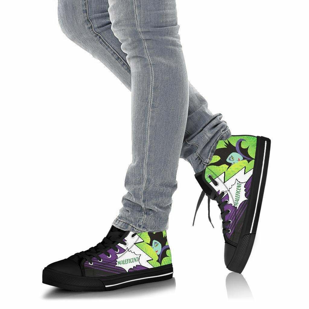 Maleficent Disney High Top Sneakers