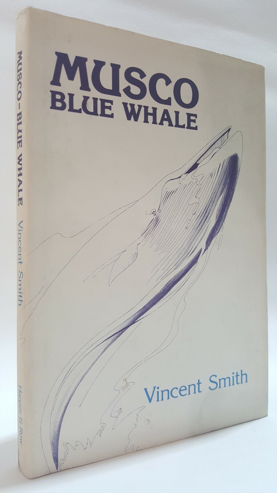 Musco Blue Whale Vincent Smith hunting whales whaling novel fiction 1978 1st d/w