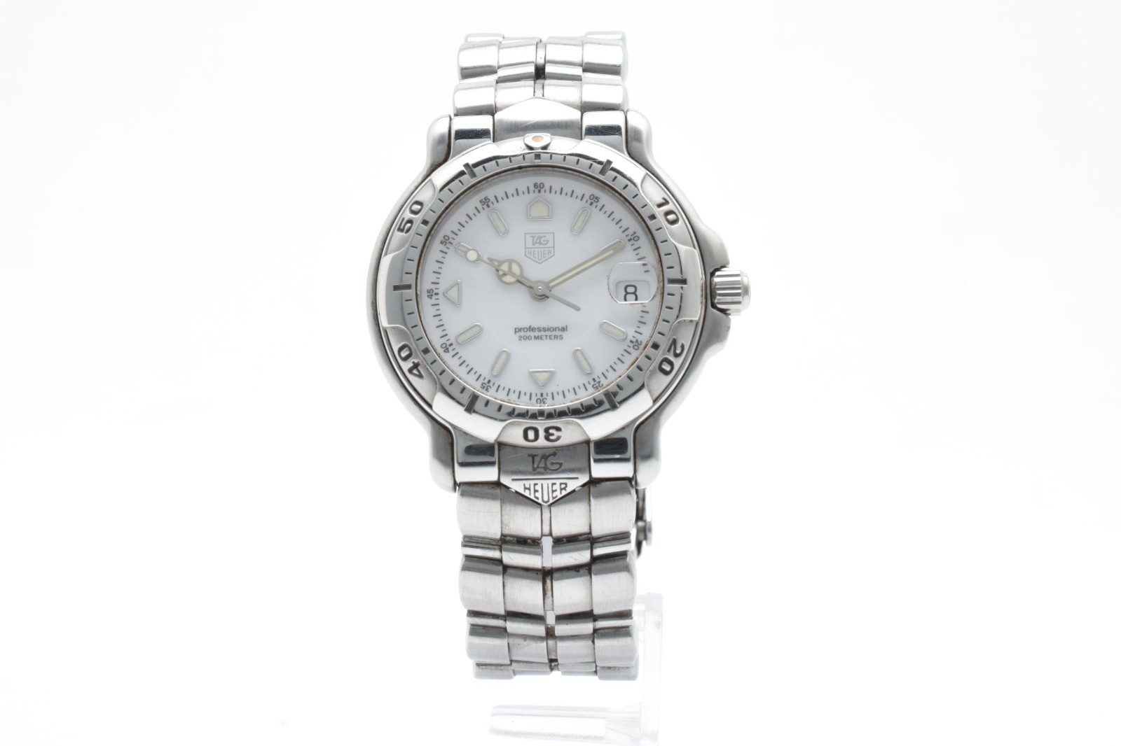 TAG HEUER Professional WH1211-K1 200M【box】 Vintage Quartz White Dial JAPAN image 5