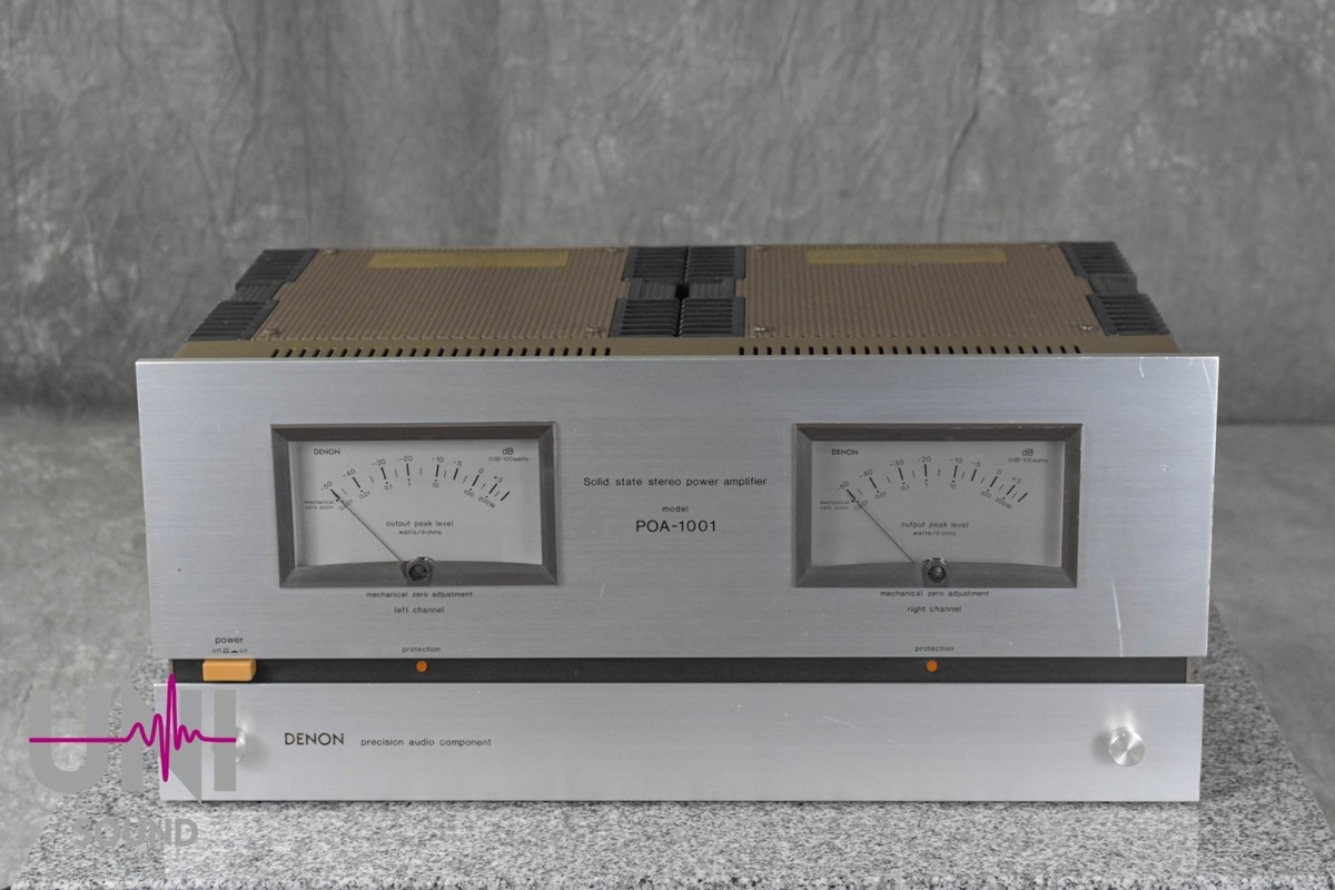 DENON POA-1001 Power Amplifier in Good Condition | eBay