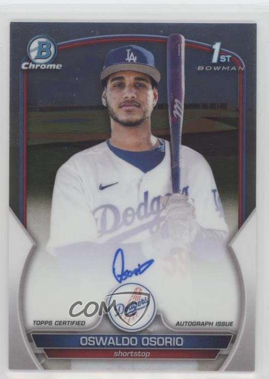 2023 Bowman Chrome Prospect Auto Oswaldo Osorio #CPA-OO