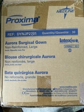 Medline Proxima Aurora Surgical Gown Large Size Level 3  DYNJP2701