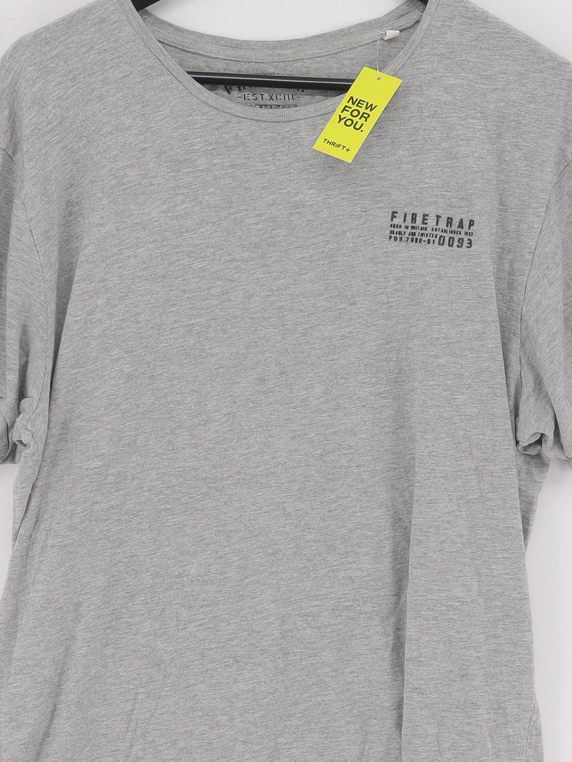ALTRA Firetrap Men's T Shirt L Grey 100% Other Basic