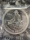 1984 Engelhard American Prospector 1 Oz .999 Fine Silver Round