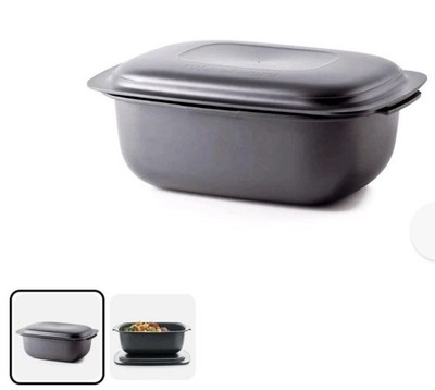 Tupperware Ultra Pro Roasting Pan 6 Qt Oven/Microwave BPA FREE