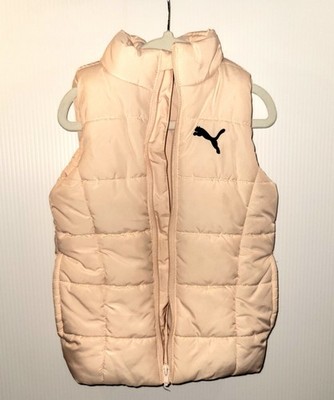 Puma Pink Girls Puffer Vest XXS Size 3/4 T