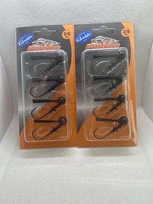 Dobyns Football Jig 3/8 oz   Lot of 2 Packs (8 Jigs Total) Gamakatsu Hooks