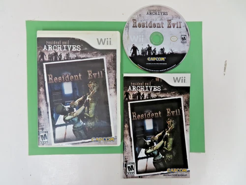 NINTENDO Wii VIDEO GAME RESIDENT EVIL ARCHIVES CAPCOM COMPLETE