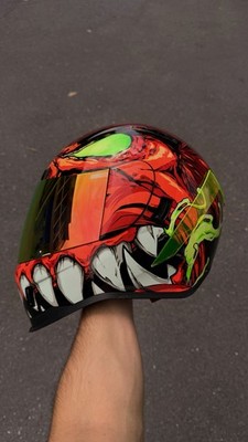 Icon Manik r Airform Motorcycle Helmet Red