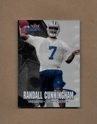 2000 Fleer Gamers Football Randall Cunningham Card #75 Dallas Cowboys NM/MT
