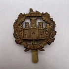 Genuine WW1 The Essex Regiment 1916 Economy Issue Cap Badge