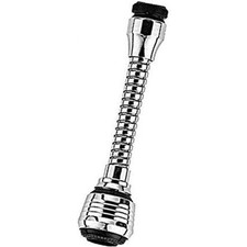 Flexible 360 Degree Stainless Steel Faucet Sprayer Extension Tube with Adapter