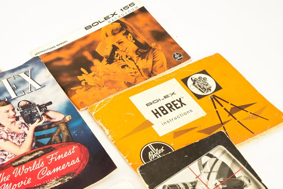 批量老式 Bolex 相机说明手册和小册子 H8 H16 155 V24 — 第 4/4 张图片