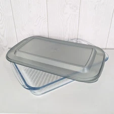 Freshmage Bacon Cooker And Container For Microwave Glass With Lid 1-2 Servings
