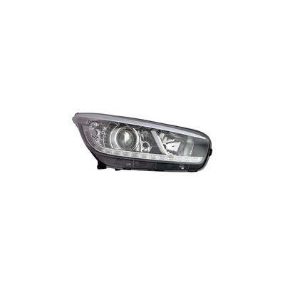 Repiauto Phare Avant Droit H1/H7/H7 Fond Noir Pour Clio 3 Phase 2 - 2009-2012, Sans Moteur Électrique