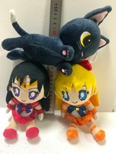Bandai Sailor Moon Luna Plush 3-Pack Toy Collection Officially Licensed