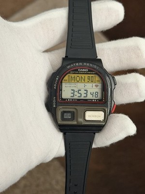 Rare Vintage Casio Blood Pressure Monitor BP-100 Men's Digital
