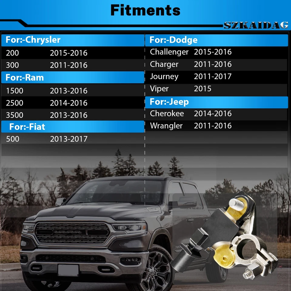 4692269AI Battery Temperature Sensor for Chrysler 300 Dodge Honda Civic Jeep Ram - Image 2 of 4