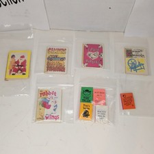1960s-70s Vintage Lot Of 10 Cracker Jack Prizes Books, Jokes, Games, Stickers