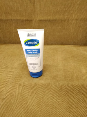 Cetaphil EXTRA GENTLE DAILY SCRUB 6oz cleanser - Combo to Oily Sensitive Skin