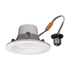 Commercial Electric T42 4 in. Matte White Recessed LED Smart Downlight