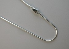 Anklet & Bracelet 7,8,9,10,11 inch 1.2mm 8 sided D/C Snake Chain Sterling Silver