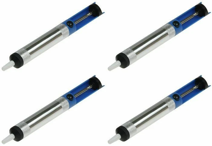 CHILITEC Entlötsaugpumpe zum entlöten Saugpumpe für Lot Entlöt-Saugpumpe geprüft Bulk