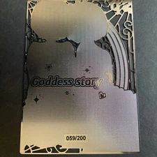 Goddess Story Gold METAL Card - Maiden Party - Serial Number #/200! Rem and Ram