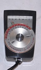 VINTAGE SEKONIC AUTO-LUM I EXPOSURE LIGHT METER WITH CASE GOOD