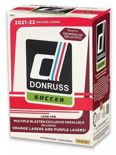 2021 2022 PANINI DONRUSS Soccer Sealed Blaster Box Road to Qatar Fifa World Cup