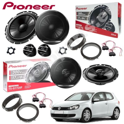 Kit Altoparlanti Pioneer 6 Pezzi Per Fiat 500 (dal 2008) – Serie G 17cm E 13cm, Montaggio Facile