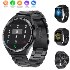 Smart Watch Touch Screen Heart Rate Blood Oxygen Monitor Bluetooth Call Watch