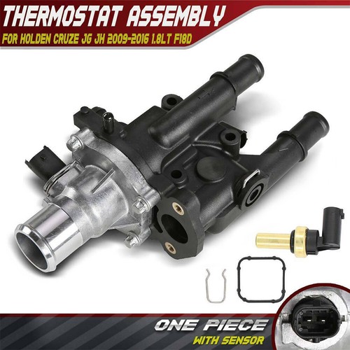 Thermostat & Housing w/ Sensor for Holden Cruze JG JH Trax Barina TM 1.6L 1.8L - Picture 2 of 9