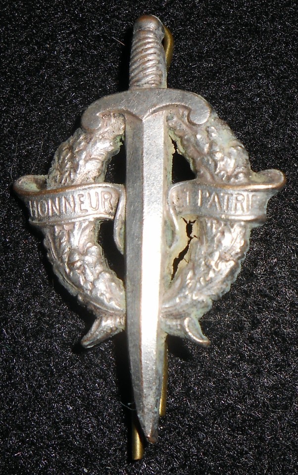 FR59 French army badge, Officers preparatory School GS2 | eBay