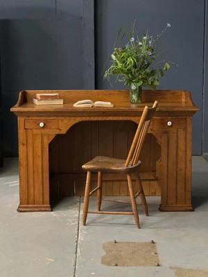Antique Primitive Desk, Primitive Wood Desk, Hidden Compartment Desk, Secretary