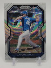 2021 Prizm Jacob deGrom White Wave 111 New York Mets