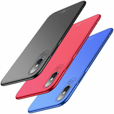 Original MSVII ultradünne Polycarbonat Handy Cover Hülle Shell für iPhone XS Max