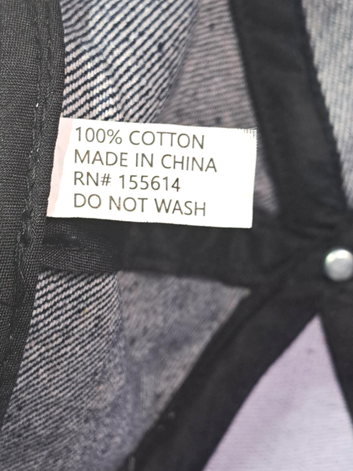 Blessed Denim Snapback Adjustable Baseball Cap Em… - image 7