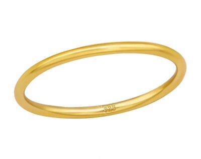 925 ECHT SILBER vergoldet *** Fingerspitzenring Knöchelring Phalanx-Ring