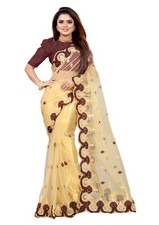Indian Wear Sari Net Party Wedding Designer Bollywood New Work Heavy Embroidery
