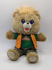 Teddy Ruxpin Hug N Sing Plush Stuffed Animal Bear Works See Video