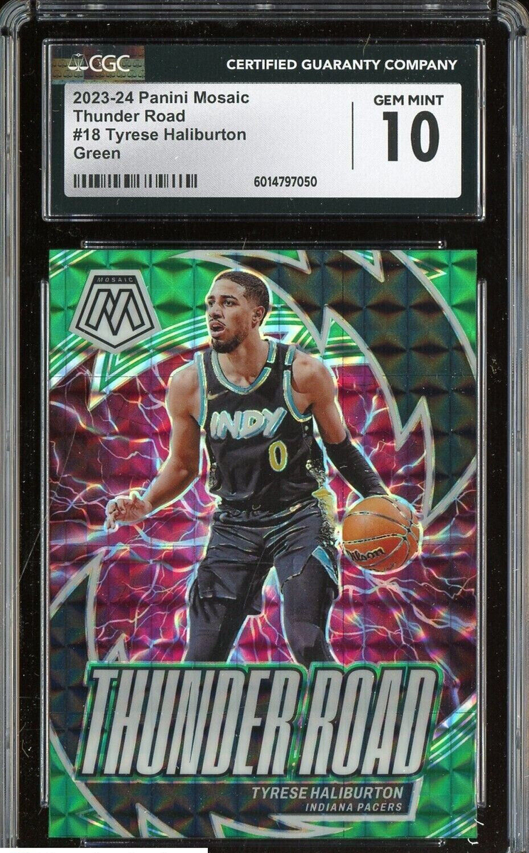 プレイマット 神碑 RANKING TOURNAMENT 2022 2023-24 Panini Mosaic - Thunder Road Tyrese Haliburton #18