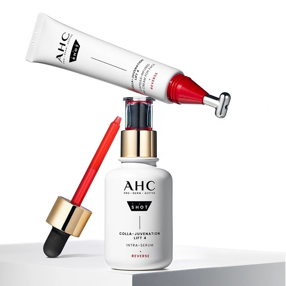 Suero AHC Pro Shot Colla-Rejuvenation Lift 4 40 ml + crema para ojos 30 ml Duo K-Beauty Foto 2 de 4