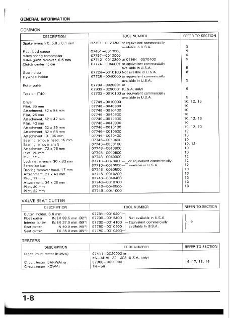 Honda NX650 NX 650 DOMINATOR Service Repair Workshop Manual USB 1988 - 1989 - Image 3 of 4