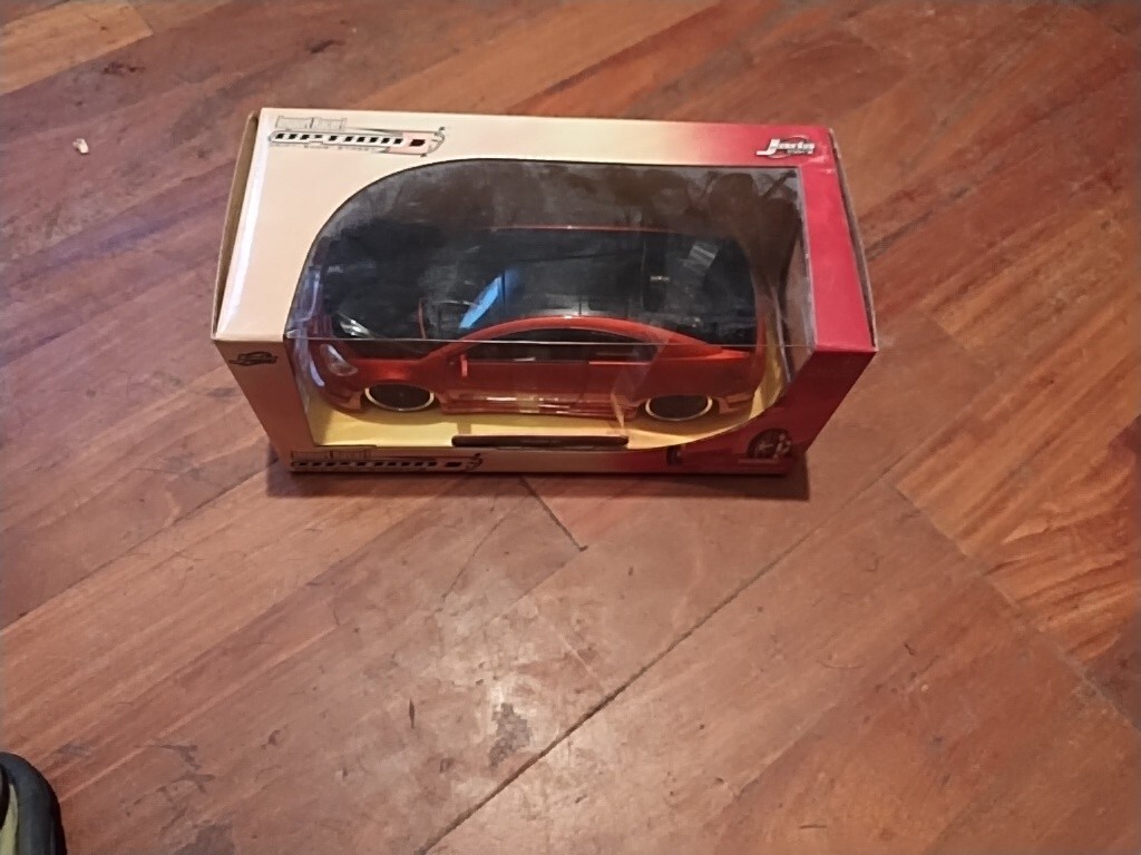 2005 Red Scion tC Import Racer Option D Drift Show Street  1&sol;24 Jada Toys