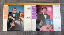 2 Vintage James Bond Laser Disc