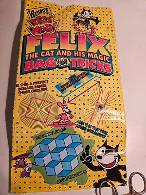 Felix the Cat - Bag of Tricks - Wendy's 1996 Kids Meal - Rare Bag only