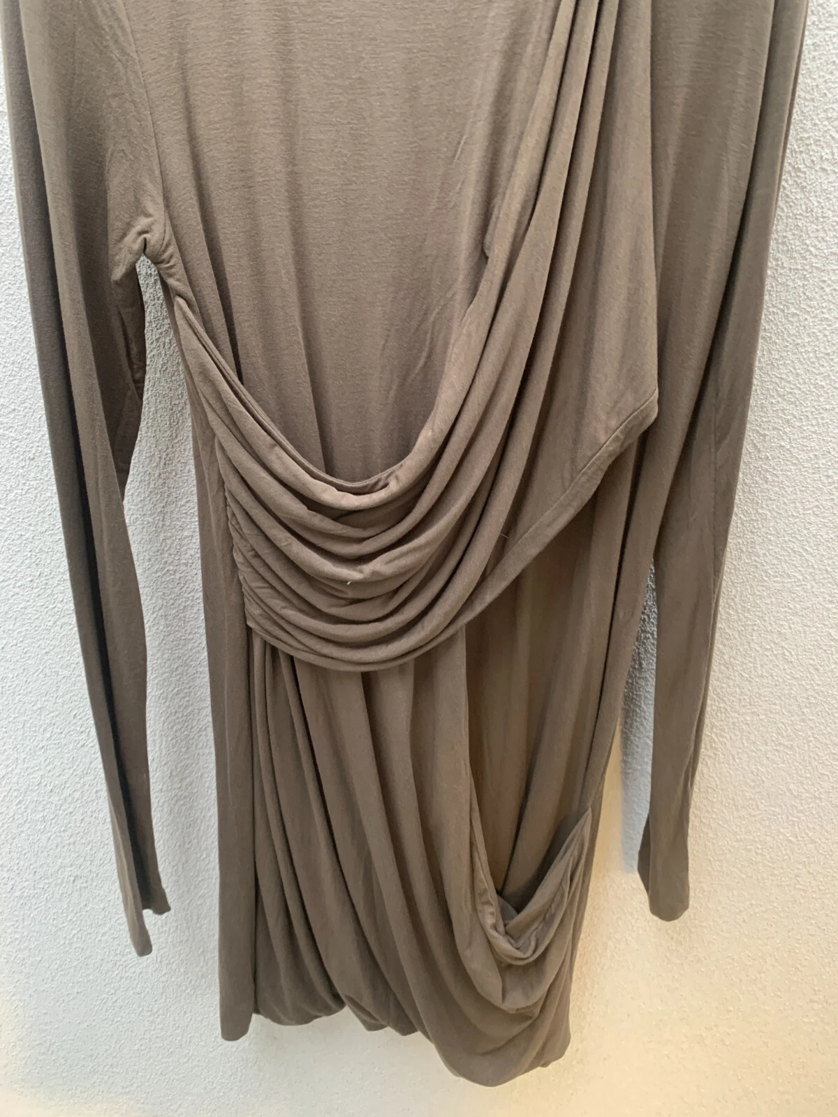 ALEXANDER MCQUEEN Abito McQ by Alexander Mc Queen modal cotone elasticizzato beige taglia IT 46 vintage